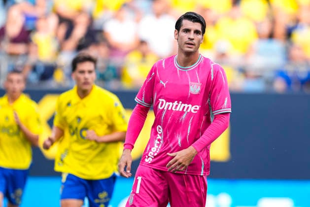 October 3, 2026, Cadiz, Cadiz, Spain: Alvaro Morata of CD Leganes looks on during the Spanish league, LaLiga Hypermotion, football match played between Cadiz CF and CD Leganes at JP Financial stadium on October 3, 2026, in Cadiz, Spain. Cadiz Spain - ZUMAa181 20261003_zaa_a181_023 Copyright: xJoaquinxCorcherox