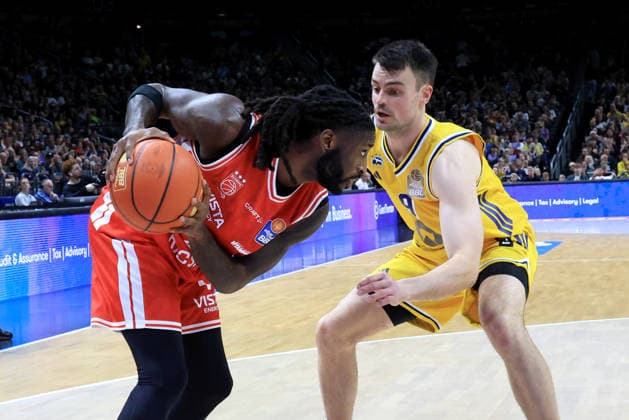 October 3, 2026, Germany, GER, DEU, Basketball, 1st Bundesliga, Day 1, 2026–2027 Season, Berlin, ALBA Berlin vs. Bamberg, JONAS MATTISSECK (ALBA Berlin 9), Jordan Jones (Bamberg 4), nordphoto GmbH, Engler Berlin, Uber Arena, Berlin, Germany Copyright: xNordphotox xEnglerx