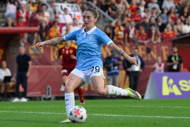 SOCCER - Women s Serie A - AS Roma vs. SS Lazio Women Photo by IPA ABACAPRESS.COM89265750 - Lazio Women s Noemi Visentin during the Italian Women s Serie A Athora 2026 2027 match between AS Roma Women and SS Lazio Women at the Tre Fontane Stadium on October 3, 2026. Rome Italy  Copyright: xIPAxSport ABACAx