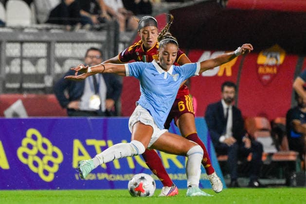 SOCCER - Women s Serie A - AS Roma vs. SS Lazio Women Photo by IPA ABACAPRESS.COM89266251 - Lazio Women s player Eleonora Goldoni during the Italian Women s Serie A Athora 2026 2027 match between AS Roma Women and SS Lazio Women at the Tre Fontane Stadium on October 3, 2026. Rome Italy  Copyright: xIPAxSport ABACAx
