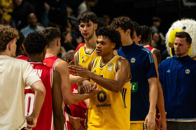 Jack Kayil, October 3, 2026, Alba Berlin vs. Bamberg Baskets, Basketball, BBL, Uber Arena, Berlin. DFL regulations prohibit any use of photographs as image sequences and or quasi-video. Copyright: HMBxMedia xFinnxWeidmann