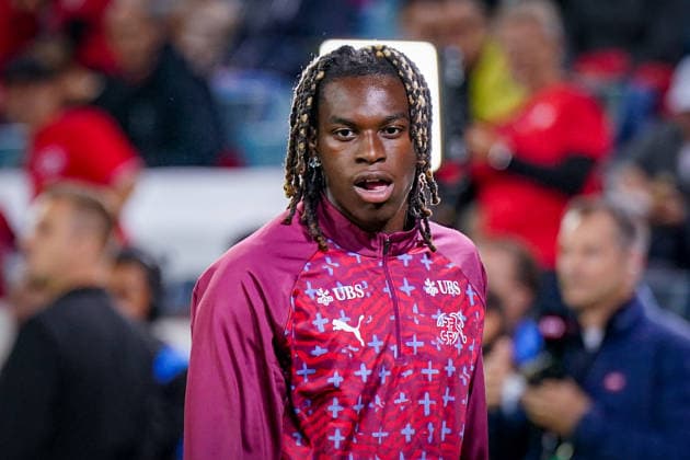 Soccer: UEFA Nations League 2026–2027, Matchday 3: Switzerland vs. Slovenia at Thermoplan Arena Lucerne; Winsley Boteli (Switzerland), 19; facial expressions, emotions Copyright: xJOERANxSTEINSIEKx