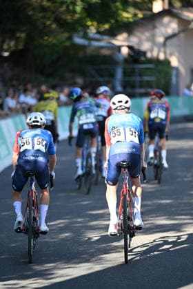 03-10-2026 Giro Dell emilia; 2026, Groupama - Fdj United; Rochas, Remy; Pacher, Quentin; Bologna - San Luca; 