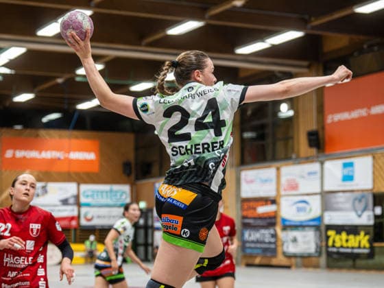 Luisa Scherer, Frisch Auf Women, No. 24 (wing), SG Nürtingen Zizishausen vs. Frisch Auf Göppingen, Handball, DHB Cup, 2026–2027 season, October 3, 2026, SG Nürtingen Zizishausen vs. Frisch Auf Göppingen, Handball, DHB Cup, 2026–2027 season, October 3, 2026, Nürtingen Copyright: xMichaelxSchmidt Eibner-Pressefotx EP_MST