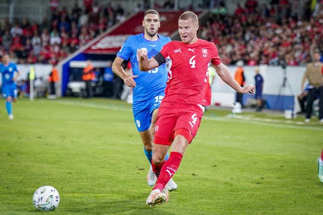 Soccer: UEFA Nations League 2026–2027, Matchday 3: Switzerland vs. Slovenia at Thermoplan Arena Lucerne; Nico Elvedi (Switzerland), 4 Copyright: xJOERANxSTEINSIEKx