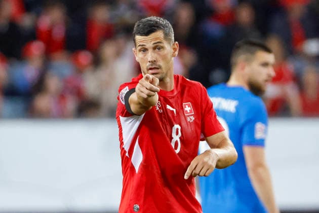 Remo Freuler Switzerland, 08, Facial Expressions, Emotion, Switzerland, UEFA, Nations League, Matchday 3, Switzerland vs. Slovenia, October 3, 2026, Lucerne Swissporarena, Switzerland Copyright: xGrantxHubbsx