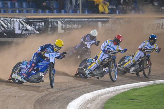 2026.10.03 Lublin Zuzel PGE Ekstraliga sezon 2026 Orlen Oil Motor Lublin - Fogo Unia Leszno N z Kacper Mania (Z) Nazar Parnicki (B) Bartosz Jaworski (C) Bartosz Banbor (N) Foto Wojciech Szubartowski PressFocus 2026.10.03 Lublin Speedway PGE Ekstraliga season 2026 Orlen Oil Motor Lublin - Fogo Unia Leszno Kacper Mania (Z) Nazar Parnicki (B) Bartosz Jaworski (C) Bartosz Banbor (N) Credit: Wojciech Szubartowski PressFocus NEWSPIX.PL --- newspix.pl POLAND OUT! 