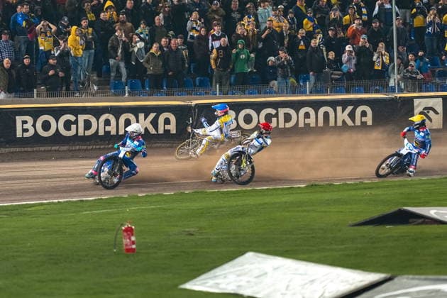 Lublin 03.10.2026 Zuzel. DMP - Druzynowe Mistrzostwa Polski 2026, runda 18 - mecz o 3 miejsce. PGE Ekstraliga sezon 2026. --- Speedway. Round 18 - 3rd place match. PGE Extraleague season 2026: Orlen Oil Motor Lublin - Fogo Unia Leszno. Persons shown: Kacper Woryna wypadek Fot. Kazimierz Kozuch Arena Akcji NEWSPIX.PL --- newspix.pl POLAND OUT! 