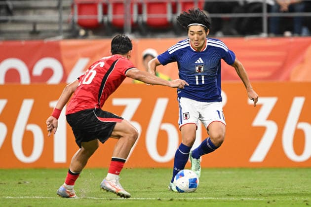 South Korea v Japan - 20th Asian Games Aichi-Nagoya TOYOTA, JAPAN - OCTOBER 03: YOKOYAMA Yumeki 11 of Japan in action during the Football Men s Final Match between South Korea and Japan on day fourteen of the 20th Asian Games Aichi-Nagoya at Toyota Stadium on October 03, 2026 in Toyota, Aichi, Japan. Stringer Anadolu Tokyo Japan. Editorial use only. Please get in touch for any other usage.  Copyright: x2026xAnadoluxStringerx