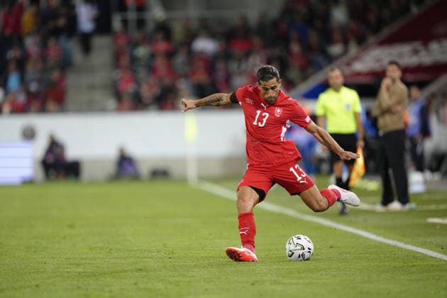 Luzern, Switzerland - October 03: Ricardo Rodriguez Araya (13 SUI) during the UEFA Nations League match between Switzerland and Slovenia at thermoplan arena on October 03, 2026 in Luzern, Switzerland. Copyright: xKjetilxWaberx xSPPx Sportspressphoto_SPR244821
