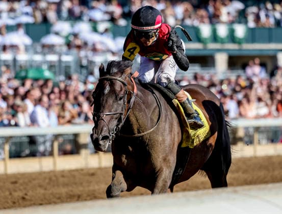 October 3, 2026, Lexington, Ky, USA: Evanescence (4) ridden by Jose Ortiz wins the Thoroughbred Club of America Stakes (Grade 2) on Coolmore Turf Mile Day at Keeneland in Lexington, Kentucky on October 3, 2026. Eclipse Sportswire CSM Lexington USA - ZUMAcs17 20261003_faf_cs17_049 Copyright: xCaseyxLaughterx
