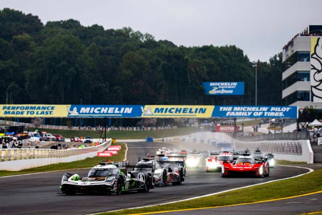 AUTO - IMSA - PETIT LE MANS 2026 60 BLOMQVIST Tom (gbr), BRAUN Colin (usa), DIXON Scott (nzl), Acura Meyer Shank Racing with Curb-Agajanian, Acura ARX-06, action, 93 PALOU Alex (esp), YELLOLY Nick (gbr), VAN DER ZANDE Renger (nld), Acura Meyer Shank Racing with Curb-Agajanian, Acura ARX-06, action, start of the race, depart, during the 2026 Motul Petit Le Mans, 11th round of the 2026 IMSA WeatherTech SportsCar Championship, from October 1 to 3, 2026 on the Michelin Raceway Road Atlanta in Braselton, Georgia, United States of America - BraseltonUnited States Copyright: xFabrizioxBoldonix