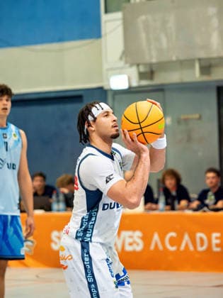 07 Robert Beasley III of TSV Neustadt Temps Shooters takes a free throw; Seawolves Academy vs. TSV Neustadt Temps Shooters, Arena Rostock, BARMER 2 Basketball Bundesliga ProB North, Matchday 2, October 3, 2026 Seawolves Academy vs. TSV Neustadt Temps Shooters, Arena Rostock, BARMER 2 Basketball Bundesliga ProB North, Matchday 2, Seawolves, Temps Shooters, Basketball October 3, 2026 Rostock Copyright: xHannesxAdelbergx