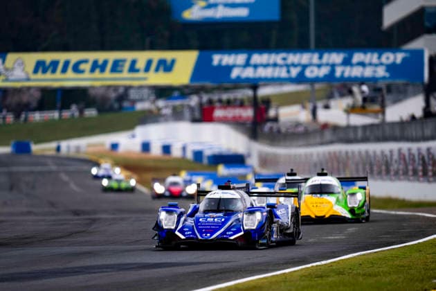 AUTO - IMSA - PETIT LE MANS 2026 22 DI RESTA Paul (gbr), GOLDBURG Dan (usa), LINDH Rasmus (swe), United Autosports USA, Oreca 07-Gibson, action during the 2026 Motul Petit Le Mans, 11th round of the 2026 IMSA WeatherTech SportsCar Championship, from October 1 to 3, 2026 on the Michelin Raceway Road Atlanta in Braselton, Georgia, United States of America - BraseltonUnited States Copyright: xFabrizioxBoldonix