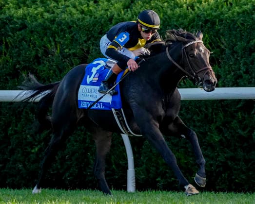 October 3, 2026, Lexington, Ky, USA: Rhetorical (3) ridden by Irad Ortiz, Jr. wins the Coolmore Turf Mile Stakes (Grade 1) at Keeneland in Lexington, Kentucky on October 3, 2026. Eclipse Sportswire CSM Lexington USA - ZUMAcs17 20261003_faf_cs17_131 Copyright: xJessicaxMorganx