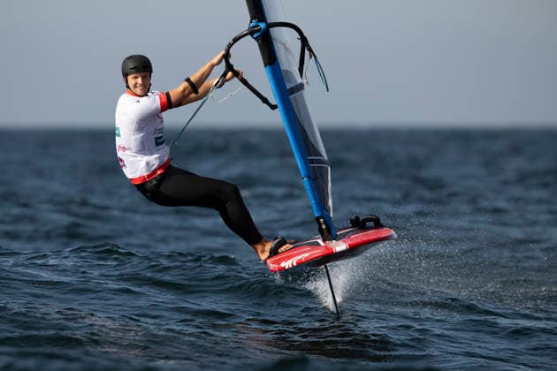 PWA Citroën World Windsurfing Tour Sylt 2026 Day 8 Slalom Foil Men Sylt Westerland, October 3, 2026 Thijs Hanemaaijer Slalom Foil Men, Netherlands, NED 107 PWA Citroën World Windsurfing Tour Sylt 2026 Day 8 Slalom Foil Men on October 3, 2026, off Brandenburger Beach, motorboat on Sylt, Westerland, Germany Copyright: xBEAUTIFULxSPORTS AndreasxDickx