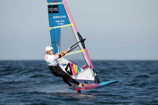 PWA Citroën World Windsurfing Tour Sylt 2026 Day 8 Slalom Foil Men Sylt Westerland, October 3, 2026 Sem Stroosma Slalom Foil Men, Argentina, NED 450 PWA Citroën World Windsurfing Tour Sylt 2026 Day 8 Slalom Foil Men on October 3, 2026, off Brandenburger Beach, motorboat on Sylt, Westerland, Germany Copyright: xBEAUTIFULxSPORTS AndreasxDickx