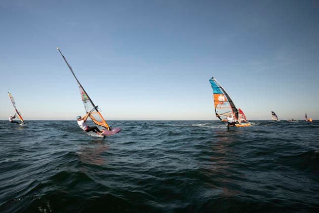 PWA Citroën World Windsurfing Tour Sylt 2026 Day 8 Slalom Foil Men Sylt Westerland, October 3, 2026 Pierre Macquaert Slalom Foil Men, France, FRA 945 Bruno Martini Slalom Foil Men, Italy, ITA 160 PWA Citroën World Windsurfing Tour Sylt 2026 Day 8 Slalom Foil Men on October 3, 2026, off Brandenburger Beach, motorboat on Sylt, Westerland, Germany Copyright: xBEAUTIFULxSPORTS AndreasxDickx