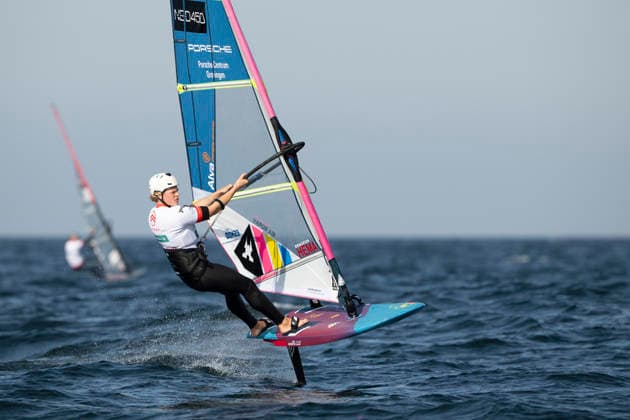 PWA Citroën World Windsurfing Tour Sylt 2026 Day 8 Slalom Foil Men Sylt Westerland, October 3, 2026 Sem Stroosma Slalom Foil Men, Argentina, NED 450 PWA Citroën World Windsurfing Tour Sylt 2026 Day 8 Slalom Foil Men on October 3, 2026, off Brandenburger Beach, motorboat on Sylt, Westerland, Germany Copyright: xBEAUTIFULxSPORTS AndreasxDickx