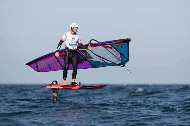 PWA Citroën World Windsurfing Tour Sylt 2026 Day 8 Slalom Foil Men Sylt Westerland, October 3, 2026 Balz Müller Freestyle Men, Switzerland, SUI 21 PWA Citroën World Windsurfing Tour Sylt 2026 Day 8 Slalom Foil Men on October 3, 2026 off Brandenburger Beach Motorboat on Sylt Westerland, Germany Copyright: xBEAUTIFULxSPORTS AndreasxDickx