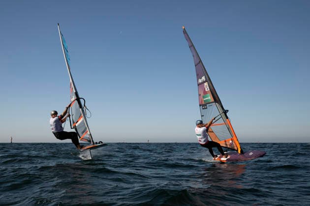 PWA Citroën World Windsurfing Tour Sylt 2026 Day 8 Slalom Foil Men Sylt Westerland, October 3, 2026 Pierre Macquaert Slalom Foil Men, France, FRA 945 PWA Citroën World Windsurfing Tour Sylt 2026 Day 8 Slalom Foil Men on October 3, 2026, off Brandenburger Beach, motorboat on Sylt, Westerland, Germany Copyright: xBEAUTIFULxSPORTS AndreasxDickx