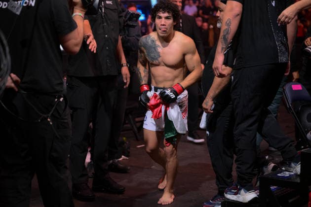 October 3, 2026, Salt Lake City, Utah, USA: IMANOL RODRIGUEZ defeated ALDEN CORIA by TKO (body kick) at 3:11 of Round 1 during UFC 332 at the Delta Arena in Utah. Salt Lake City USA - ZUMAo117 20261003_zsp_o117_092 Copyright: xMikaelxOnax