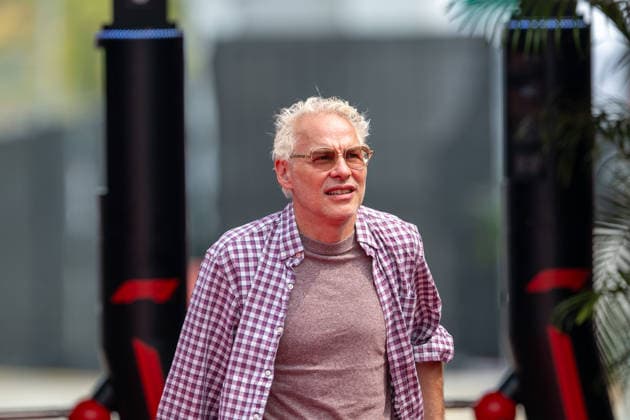 4th October 2026; Sepang IC, Kuala Lumpur, Malaysia; Formula 1, Bahrain Grand Prix, Race Day; Jacques Villeneuve arrives at the Sepang Circuit DavidxAsh