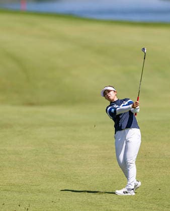 October 3, 2026, Honolulu, Hawaii, USA: MIYU YAMASHITA makes an approach shot from the 7th fairway during Round 3 of the 2026 Lotte Championship at Hoakalei Country Club, Ewa Beach, Hawaii, USA. Honolulu USA - ZUMAm310 20261003_zsp_m310_033 Copyright: xElliotxMilesx