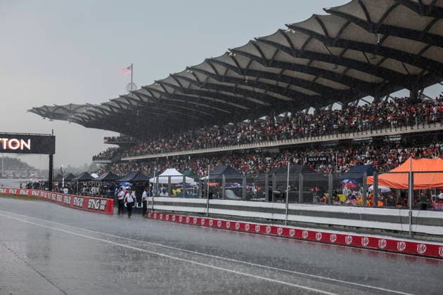 F1 - BAHRAIN GRAND PRIX IN MALAYSIA 2026 Illustration, rain during the 2026 Formula 1 Bahrain Grand Prix in Malaysia, 16th round of the 2026 Formula One World Championship, WM, Weltmeisterschaft from October 2 to 4, 2026 on the Sepang International Circuit, in Sepang, Malaysia - SepangMalaysia  Copyright: xEricxAlonsox