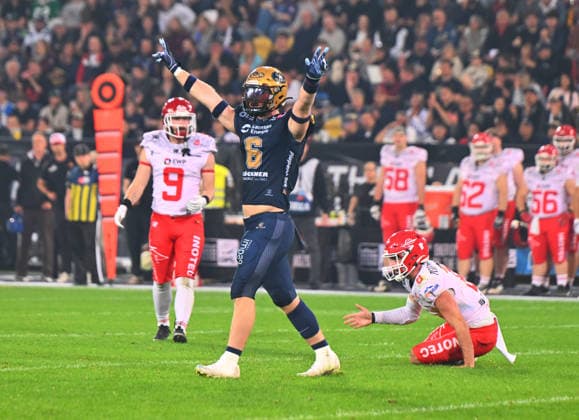 Sterling May Dresden, GFL Bowl, Bowl, German Championship Final between the Dresden Monarchs and the Potsdam Royals, Final, American Football, German Football League, GFL, Dresden, Rudolf Harbig Stadium Dresden, October 3, 2026,