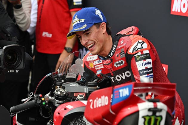 MOTO - MOTO GP - GRAND PRIX OF JAPAN 2026 MARQUEZ Marc (spa), Ducati Lenovo Team, Ducati Desmosedici GP26, portrait, celebrating his win and the 100th victory go Dall Igna Luigi (ita), General Manager of Ducati Corse during the 2026 MotoGP Motul Grand Prix of Japan on the Twin Ring Motegi Circuit from October 2 to 4th, At Motegi, Japan - MotegiJapan  Copyright: xGIGIxSOLDANOx