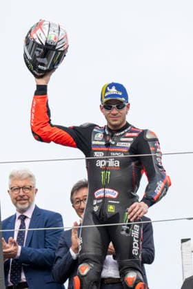 MOTO - MOTO GP - GRAND PRIX OF JAPAN 2026 BEZZECCHI Marco (ita), Aprilia Racing, Aprilia RS-GP26, podium, portrait during the 2026 MotoGP Motul Grand Prix of Japan on the Twin Ring Motegi Circuit from October 2 to 4th, At Motegi, Japan - MotegiJapan  Copyright: xGIGIxSOLDANOx