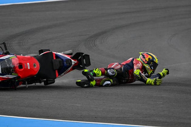 MOTO - MOTO GP - GRAND PRIX OF JAPAN 2026 11 MOREIRA Diogo (bra), Pro Honda LCR, Honda RC213V, action, accident, crash during the 2026 MotoGP Motul Grand Prix of Japan on the Twin Ring Motegi Circuit from October 2 to 4th, At Motegi, Japan - MotegiJapan  Copyright: xGIGIxSOLDANOx