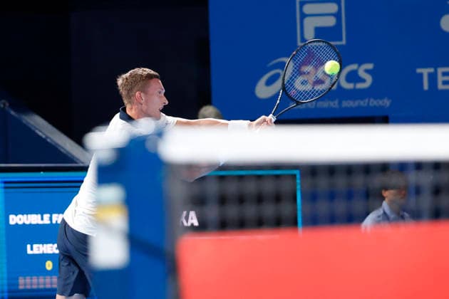October 4, 2026, Tokyo, Japan: Jiri Lehecka (Czechia) serves against Adolfo Daniel Vallejo (Paraguay) during their quarterfinal match at the Kinoshita Group Japan Open Tennis Championships at Ariake Colosseum in Tokyo. The tournament runs from September 29 to October 6. Lehecka won 6-1, 6-1. Tokyo Japan - ZUMAm191 20261004_aap_m191_154 Copyright: xRodrigoxReyesxMarinx