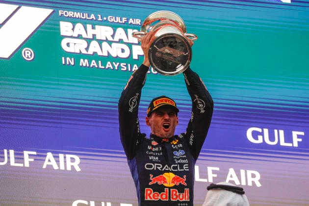 Formula 1 Gulf Air Bahrain Grand Prix in Malaysia 2026 Race winner Max Verstappen (NED), Oracle Red Bull Racing , RB22, Car 3 during Formula 1 Gulf Air Bahrain Grand Prix in Malaysia 2026 on October 4., 2026 in Sepang International Circuit, Sepang, Malaysia Zsombor Toth Sepang Sepang International Circuit Selangor Malaysia Copyright: xZsomborxTothx