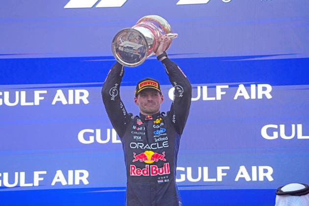 2026 Formula 1 Gulf Air Bahrain Grand Prix, October 4, 2026, Sepang International Circuit, Kuala Lumpur, 2026 Formula 1 Gulf Air Bahrain Grand Prix, Podium, Winner Max Verstappen (NLD), Oracle Red Bull Racing, Kuala Lumpur, Sepang International Circuit, Malaysia Copyright: xNordphotox xBraticx