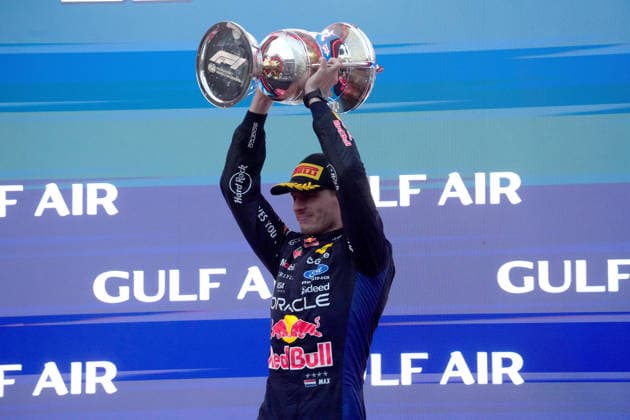 2026 Formula 1 Gulf Air Bahrain Grand Prix, October 4, 2026, Sepang International Circuit, Kuala Lumpur, 2026 Formula 1 Gulf Air Bahrain Grand Prix, Podium, Winner Max Verstappen (NLD), Oracle Red Bull Racing, Kuala Lumpur, Sepang International Circuit, Malaysia Copyright: xNordphotox xBraticx