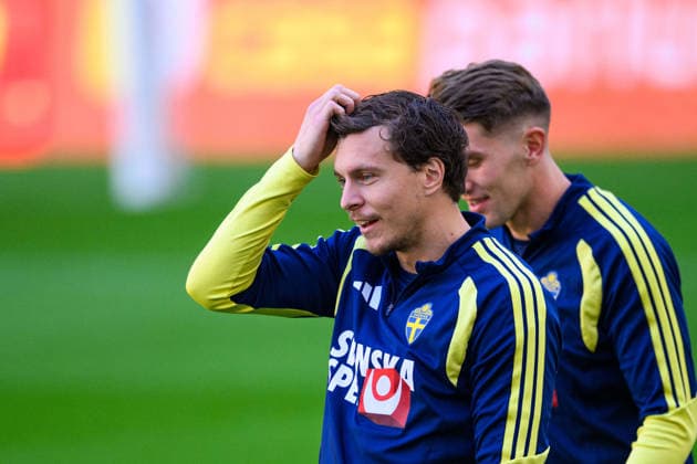 261004 Victor Lindelöf of Sweden, a member of the Swedish men’s national soccer team, at a training session on October 4, 2026 in Bucharest. Photo by Ludvig Thunman, BILDBYRAN, code LT LT0826: soccer, football, fotball, Nations League, UEFA Nations League, practice, training, Sweden, Sverige, Sverige A, bbeng, soccer, football, fotball, Nations League, UEFA Nations League, practice, training, Sweden, Sverige, Sverige A, bbengSweden Sweden Sweden A BBENG Copyright: LUDVIGxTHUNMAN BB261004LT018