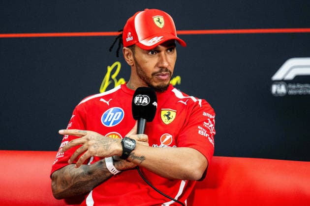 F1 - BAHRAIN GRAND PRIX IN MALAYSIA 2026 HAMILTON Lewis (gbr), Scuderia Ferrari SF-26, portrait press conference, PK, Pressekonferenz during the 2026 Formula 1 Bahrain Grand Prix in Malaysia, 16th round of the 2026 Formula One World Championship, WM, Weltmeisterschaft from October 2 to 4, 2026 on the Sepang International Circuit, in Sepang, Malaysia - SepangMalaysia Copyright: xALBERTOxVIMERCATIx