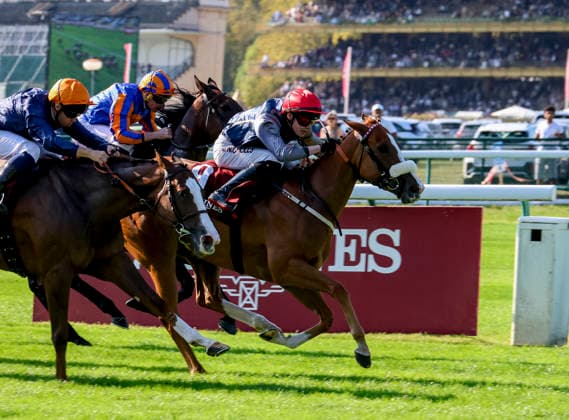 HORSE RACING 2026: Qatar Prix De LÃ¢â‚¬â ¢Arc De Triomphe Day Longchamp OCT 04 October 4, 2026, Paris, USA: Miss Yechance (9) ridden by Jack Nicholls wins the Prix De LÃ¢â‚¬â ¢abbaye Longchamp Longines (Group 1) during Qatar Prix de lÃ¢â‚¬â ¢arc de Triomphe day at Longchamp Racecourse in Paris, France on October 4, 2026. Sandra Scherning Eclipse Sportswire CSM(Credit Image: Â Sandra Scherning Cal Media) Paris USA EDITORIAL USE ONLY Copyright: xx ZUMA-20261004_faf_cs17_062.jpg SandraxScherningx csmphotothree530725