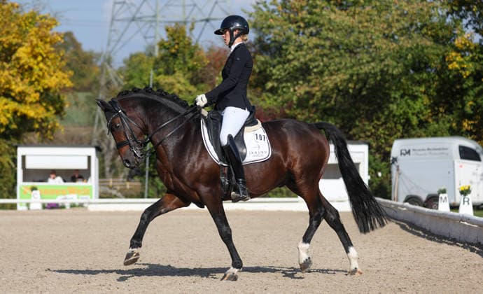 October 4, 2026, Germany, Ludwigsburg: Dressage Competition—BW Bank Prize; Winner: Ann Kathrin Lindner of RV Ilsfeld riding Weidner s Dark Knight