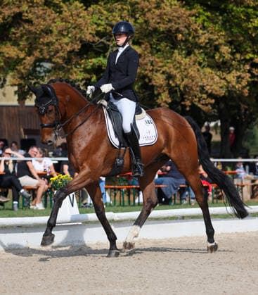 October 4, 2026, Germany, Ludwigsburg, Dressage: BW Bank Prize, Ann Kathrin Lindner (RV Ilsfeld) on Vitasprint, 3rd place