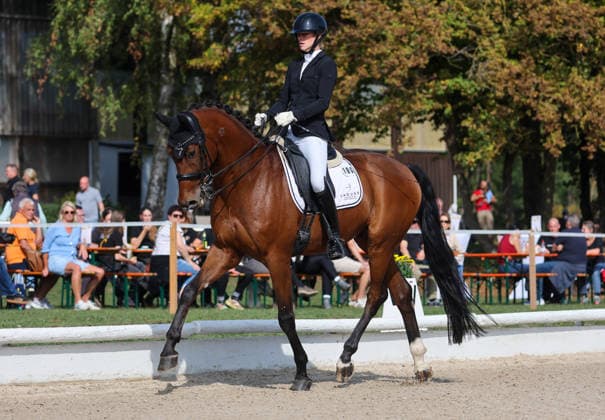 October 4, 2026, Germany, Ludwigsburg: Dressage Competition—BW Bank Prize; Ann Kathrin Lindner (RV Ilsfeld) on Vitasprint, 3rd place