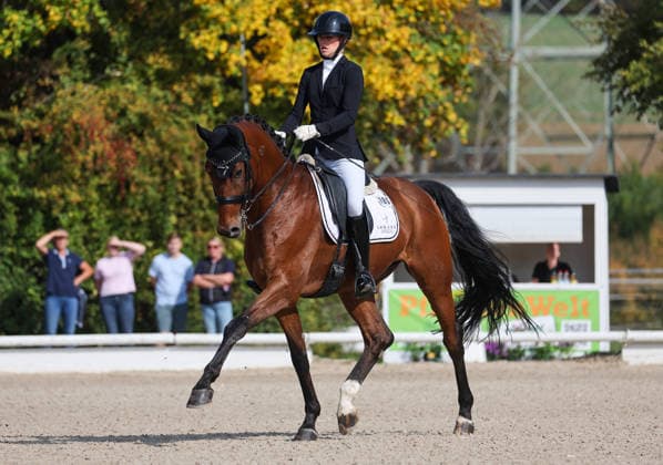 October 4, 2026, Germany, Ludwigsburg: Dressage Competition—BW Bank Prize; Ann Kathrin Lindner (RV Ilsfeld) on Vitasprint, 3rd place