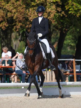 October 4, 2026, Germany, Ludwigsburg: Dressage Competition—BW Bank Prize; Winner: Ann Kathrin Lindner of RV Ilsfeld riding Weidner s Dark Knight