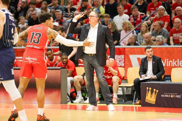 GER, GIESSEN 46ers vs. VfL SparkassenStars Bochum, Basketball, ProA, Matchday 3, 2026–2027 Season, April 10, 2026,Branislav Ignjatovic Giessen 46ers GER, GIESSEN 46ers vs. VfL SparkassenStars Bochum, Basketball, ProA, Matchday 3, 2026–2027 Season, April 10, 2026 GIESSEN 46ers Copyright: xEibner-Pressefoto JavadxMohammadpourx EP_JMR