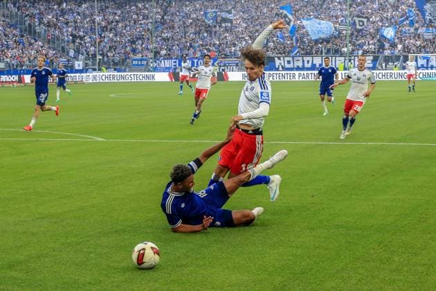 Otto Stange, HSV 18, Kenay Myrie, Copenhagen, Germany, Hamburg, Volksparkstadion, soccer, Bundesliga 1, friendly, Hamburger SV, FC Copenhagen