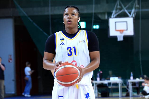 October 4, 2026, Germany, GER, DEU, Basketball, DBBL, 1st Bundesliga, Day 1, 2026–2027 Season, Berlin, ALBA Berlin vs. Marburg, free throw by Oceane Monpierre, ALBA Berlin 31, nordphoto GmbH Engler, Berlin, Soemmeringhalle, Berlin, Germany Copyright: xNordphotox xEnglerx