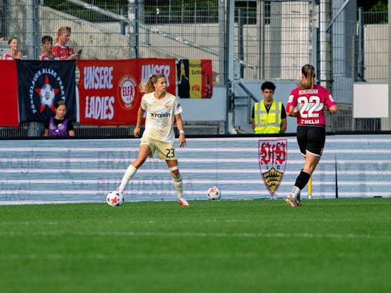 Nele Bauereisen 1 FC Union Berlin, 23 on the Ball GER, Soccer, VfB Stuttgart vs. 1 FC Union Berlin, Google Pixel Women s Bundesliga, Matchday 6, Stuttgart, 2026–2027 Season, October 4, 2026 GER, Soccer, VfB Stuttgart vs. 1 FC Union Berlin, Google Pixel Women’s Bundesliga, Matchday 6, Stuttgart, 2026–2027 Season, October 4, 2026 Stuttgart Copyright: xCarstenxSchweringx EP_CSG
