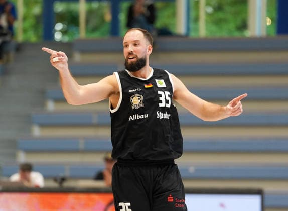 JJ Mann, ETB Miners Essen, 35, GER, ETB Miners Essen vs. RheinStars Cologne, Barmer 2 Basketball Bundesliga, ProA, Matchday 3, 2026–27 Season, Sporthalle am Hallo, Essen, October 4, 2026 ETB Miners Essen vs. RheinStars Cologne, ProA, Matchday 3, 2026–27 season, October 4, 2026 Essen Copyright: xEibner-Pressefoto ScottxColemanx EP_SCN